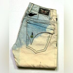 New Men's ROBIN'S JEAN sz 30 Long Flaps Straight Jeans